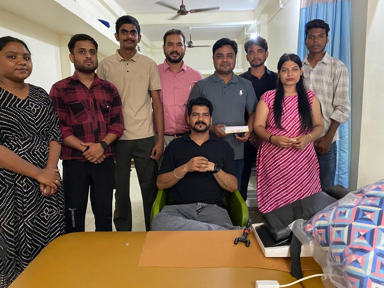 T1 PHYSIOCHIRO Bhopal Team & Reception